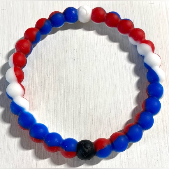 LOKAI Red, White, & Blue Minnesota Twins Game Day Bangle Bracelet Boho Coastal - Picture 2 of 5